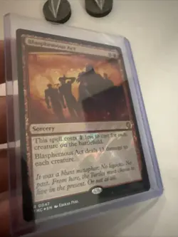 Foil Blasphemous Act (Surge Foil) R Commander Teenage Mutant Ninja Turtles 47 NM - Image 1