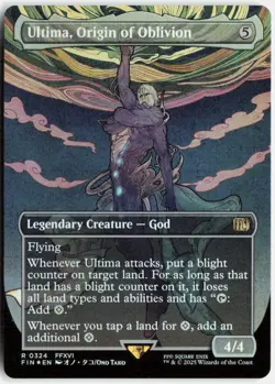 Ultima, Origin of Oblivion (Borderless) Foil R FINAL FANTASY 324 LP-NM - Image 1