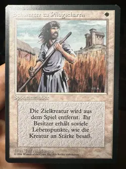 German FBB • Swords To Plowshares • Pack Fresh • Mtg (343) - Image 1