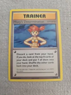 Misty’s Determination 80/108 Pokemon XY Evolutions Pokemon TCG Card - VLP - Image 1