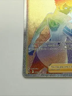 Pokemon Candela Secret Rare 083/078 GO Full Art Holo Trainer Supporter - Image 2