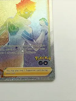 Pokemon Candela Secret Rare 083/078 GO Full Art Holo Trainer Supporter - Image 3