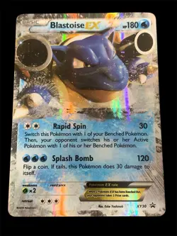 Blastoise EX XY30 Black Star Promo Ultra Rare Holo Pokemon Card - Image 1