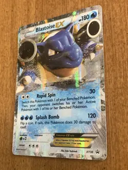 Blastoise EX XY30 Black Star Promo Ultra Rare Holo Pokemon Card - Image 3