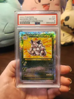 2002 Pokemon Legendary Collection Nidoking Reverse Holo #31/110 PSA 6 - Image 1