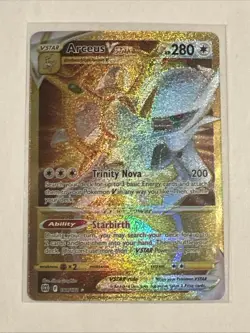 ARCEUS VSTAR 184/172 POKEMON BRILLIANT STARS HOLO RARE - Image 1