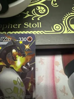 Pokemon TCG Charizard VMAX Holo Ultra Rare Card Shining Fates SV107/SV122 MINT - Image 4