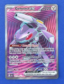 Genesect EX - 161/086 Sv: Black Bolt Ultra Rare Holo Pokemon TCG Card EN NM - Image 1