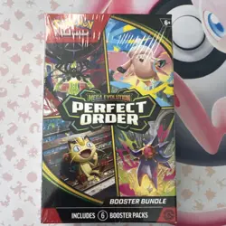 Pokemon Mega Evolution Perfect Order Booster Bundle Box, 6 Packs, English, 2026 - Image 1