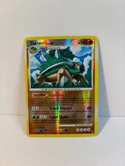 2008 Pokemon Diamond & Pearl - Stormfront Reverse Foil Torterra #11 12bz - Image 1