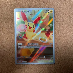 Plusle 193/182 Pokemon TCG Holofoil Paradox Rift Illustration Rare *B1 - Image 1