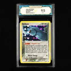 TQG 9.5 MINT+ 2004 Pokemon ENG Beldum EX-HL 29/101 U - Image 1