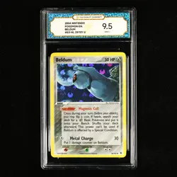 TQG 9.5 MINT+ 2004 Pokemon ENG Beldum EX-HL 29/101 U - Image 2