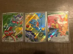 Pokemon First Partner Illustration Collection Series 1 - Kanto Set Pack Fresh - Image 1