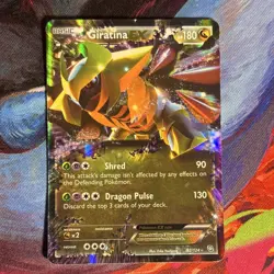 Pokemon Giratina EX Ultra Rare 92/124 - Dragons Exalted Holo - DMG - Image 1