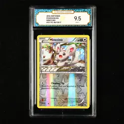 TQG 9.5 MINT+ 2016 Pokemon ENG Minccino XY-FC 86/124 C - Image 1