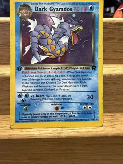 Pokemon TCG Dark Gyarados 8/82 Team Rocket Holo Rare Unlimited - Image 1