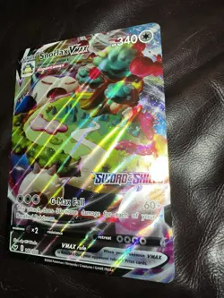 Pokemon TCG Jumbo Snorlax VMAX 142/202 Stamped Promo Sword & Shield NM - Image 3