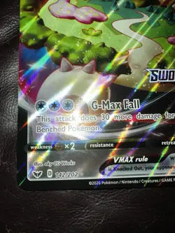 Pokemon TCG Jumbo Snorlax VMAX 142/202 Stamped Promo Sword & Shield NM - Image 5