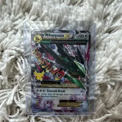 Pokemon Celebrations M Rayquaza EX 76/108 Holo 220 HP Emerald Break - Image 1