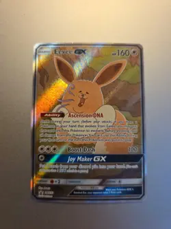 Pokemon TCG Eevee GX Promo Full Art Holo SM233 Basic 160HP English - Image 1