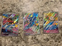 Pokemon TCG First Partner Illustration Collection Series 1 Alola Starter Set NM - Image 1