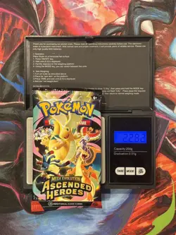22.82 HEAVY Pokemon Ascended Heroes Booster Pack NEW AND SEALED 🔥 - Image 1