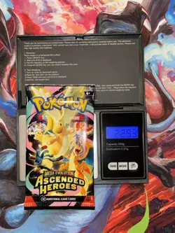 22.93 HEAVY Pokemon Ascended Heroes Booster Pack NEW AND SEALED 🔥 - Image 1