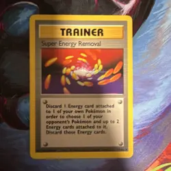 Pokemon TCG Super Energy Removal Base Set 79/102 Rare Trainer Regular MP - Image 1