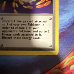 Pokemon TCG Super Energy Removal Base Set 79/102 Rare Trainer Regular MP - Image 4