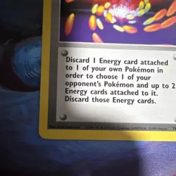 Pokemon TCG Super Energy Removal Base Set 79/102 Rare Trainer Regular MP - Image 5