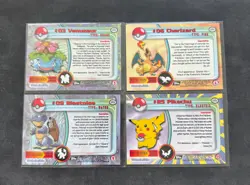 Pokemon TOPPS Series 1 - Complete BLACK logo set 90/90 - Excellent condition - Image 5