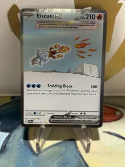 Eiscue ex 222/197 Pokemon TCG Scarlet & Violet: Obsidian Flames NM - Image 1