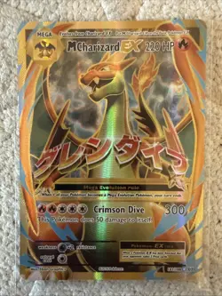 Pokemon Mega-Charizard-EX TCG Evolutions Holofoil Ultra Rare 101/108 Fire 2016 - Image 1