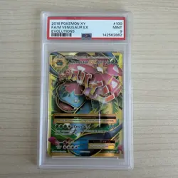 Pokemon 2016 Evolutions M Venusaur EX Full Art 100/108 Ultra Rare Holo PSA 9 - Image 1