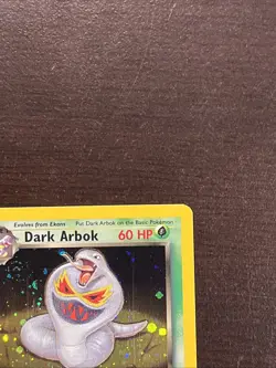 2000 Pokemon Team Rocket Dark Arbok 1st Edition Holo 2/82 Free Shipping - Image 5