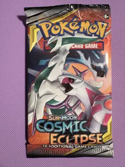 Pokemon TCG Sun & Moon Cosmic Eclipse Booster Pack - Image 1