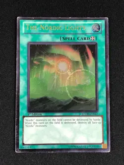 YUGIOH THE NORDIC LIGHTS STOR-EN087 1ST ULTIMATE LIGHT PLAY - Image 1