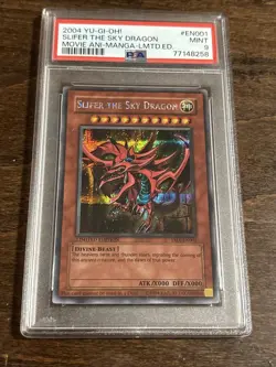 Yu-Gi-Oh! Slifer The Sky Dragon Movie ani-manga PSA9 #en001 Mint - Image 1
