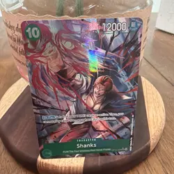 One Piece CCG Shanks Alternate Art OP13-028 Carrying On His Will English NM - Image 1