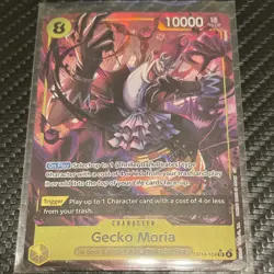 Gecko Moria OP14-104 10000 Power 8 Cost One Piece CCG Character Card - Image 1