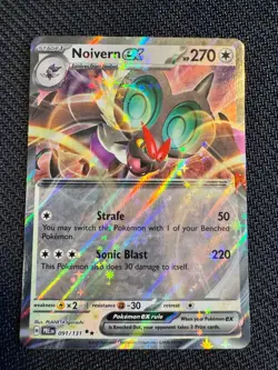 Pokemon TCG Noivern ex 091/131 SV: Prismatic Evolutions Double Rare NM - Image 1
