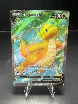 Pokemon TCG: 2022 Pokemon Go Dragonite V Full Art 076/078 - Image 2