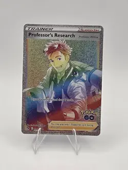 Professor's Research (Secret) Secret Rare Pokemon GO 084/078 NM - Image 1