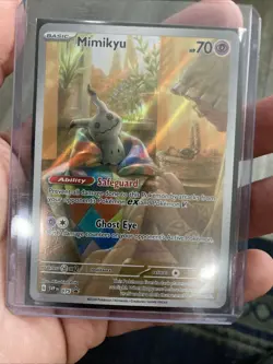 Pokemon SVP 075 - Black Star Promo Mimikyu Full Art - NM - Image 2
