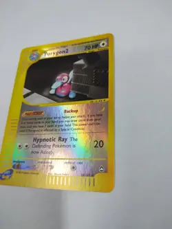 Clean MINT/NM 2003 Pokemon Aquapolis Porygon2 Reverse Holo #28/147 - Image 2