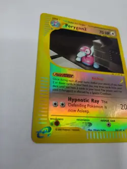 Clean MINT/NM 2003 Pokemon Aquapolis Porygon2 Reverse Holo #28/147 - Image 5