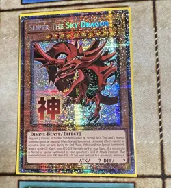 YuGiOh Slifer the Sky Dragon Starlight Rare 1st Edition RA05-EN128 English - Image 1