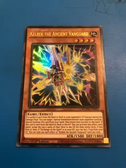 YUGIOH Ultra Rare Kelbek The Ancient Vanguard MAMA-EN027 1st Edition - Image 1