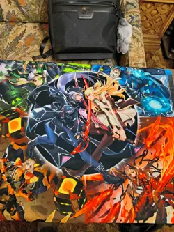 Sky Striker 2p Cloth Playmat and Deckbox + Dice manamoon - Image 1